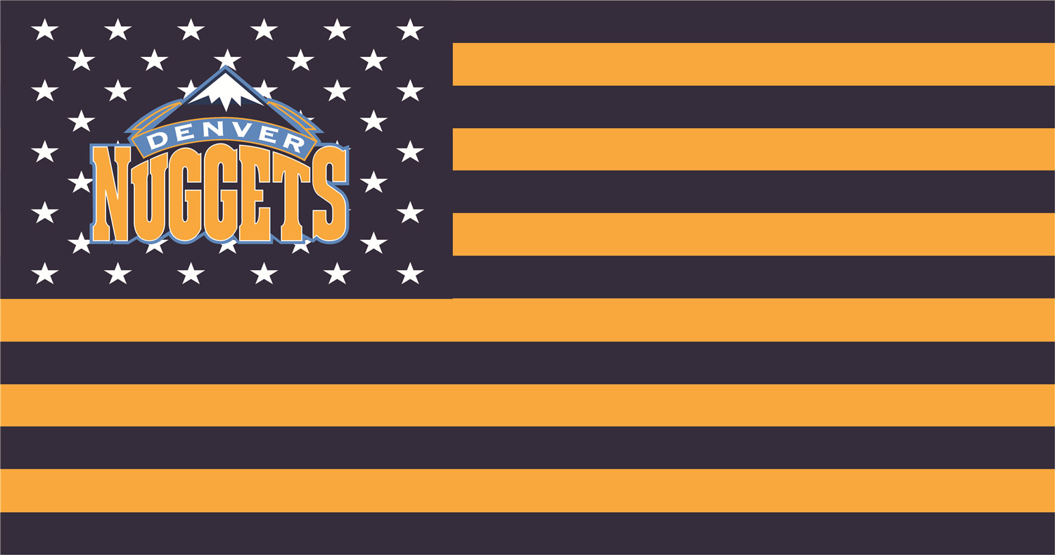 Denver Nuggets Flags DIY iron on transfer (heat transfer)